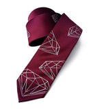 spiced wine wedding diamond tie