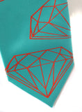 Custom Color Printed Neckties, Standard or Narrow Size