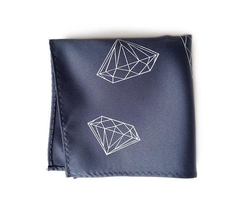 Diamonds Pocket Square