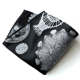 Diatom Pocket Square, Diatoms Botanical Print Hanky