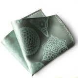 Diatom Pocket Square, Diatoms Botanical Print Hanky