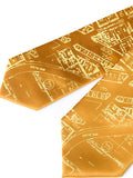 Golden Yellow Eastern Market Silk Ties, by Cyberoptix