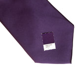 Dark Purple solid color necktie, eggplant tie by Cyberoptix Tie Lab