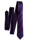 Woven Eggplant Herringbone Silk Necktie, by Cyberoptix