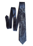 gunmetal grey guitar tie