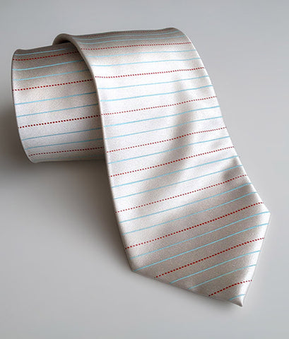 Elementary Penmanship Silk Necktie