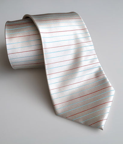Elementary Penmanship Silk Necktie