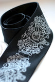Engine Rosette necktie, inline 3 motor tie
