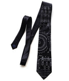 Black Enigma Machine Necktie.