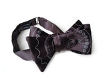 Charcoal Enigma Machine bow tie.