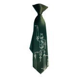 green chemistry lab glass clip-on tie