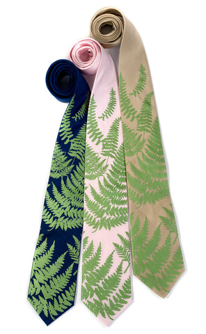 Fern Silk Necktie