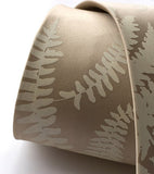 Ivory-cream on champagne silk.