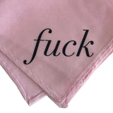 Naughty Hanky: F*ck. Printed Pocket Square