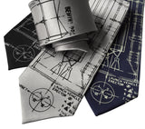 Project Gemini Neckties. Titan Launch Vehicle Diagram Ties, by Cyberoptix