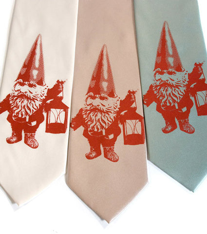Gnomeland Security Silk Necktie