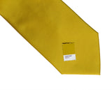 Medium Yellow solid color necktie, Gold tie by Cyberoptix Tie Lab