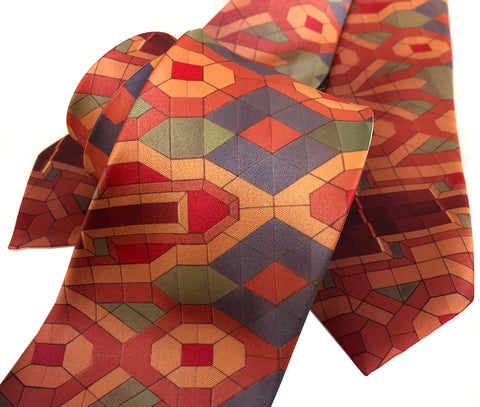 Guardian Building Ceiling Print Necktie