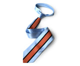 Gulf Livery racing stripes necktie.