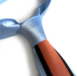 Gulf-inspired Livery: racing stripes necktie.