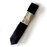 Black Angus Hair-On Hide Leather Necktie