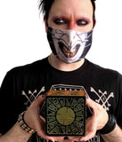 Pinhead Mask, Hellraiser Inspired Cloth Face Cover. Cenobite Mask