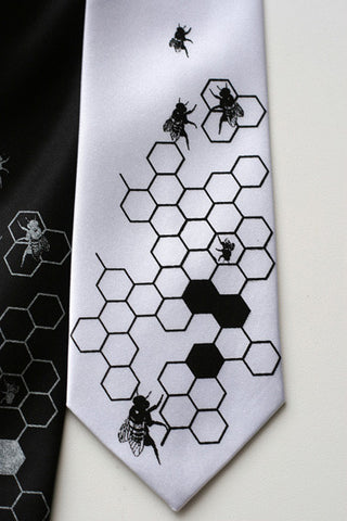 Hive Silk Necktie