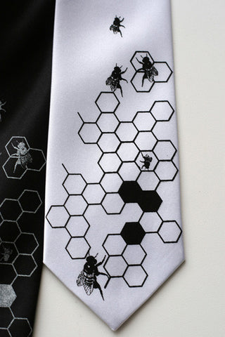 Hive Silk Necktie