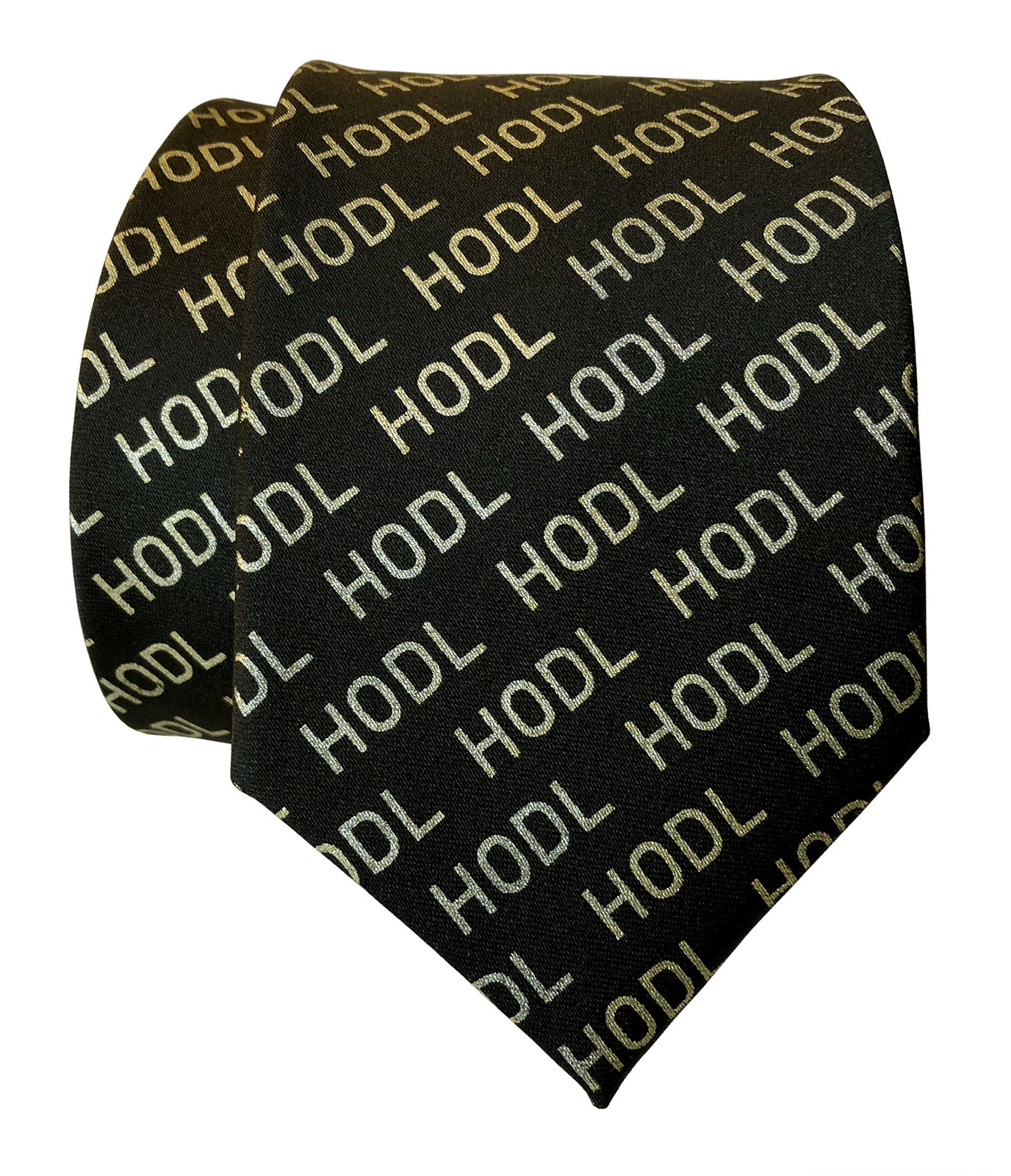 HODL Necktie, Cryptocurrency Tie. (Hold On for Dear Life)