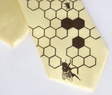 Honeybee kids tie. Boys clip-on necktie.