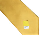 Yellow solid color necktie, honey gold tie by Cyberoptix Tie Lab