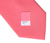 Medium Pink solid color necktie, honeysuckle pink tie by Cyberoptix Tie Lab