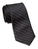 I'm F*cking Amazing Text Print Necktie, Mirror Image Pattern Tie, by Cyberoptix