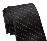 I'm F*cking Amazing Black Necktie, Handwritten Message Tie, by Cyberoptix