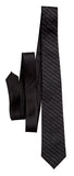 I'm F*cking Amazing Dove Grey on Black Necktie, Reverse Message Pattern Tie, by Cyberoptix