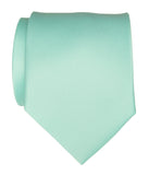 Ice Blue solid color necktie, light blue tie by Cyberoptix Tie Lab