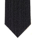 Black Industrial Felt Necktie, tip detail.