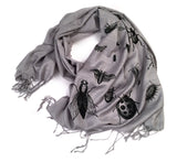 Bug print scarf