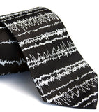 Black Brainwaves Necktie.