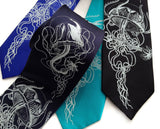 Jellyfish neckties, by cyberoptix