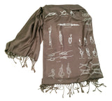 boy scout knots pashmina scarf