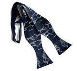 Navy knot tying diagram bow tie.