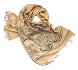 Los Angeles Street Map Scarf. Accessories for Women, by Cyberoptix