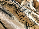 Linen-Weave Los Angeles Map Scarf. Lightweight Pashmina, by Cyberoptix