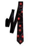 Red Laser radiation necktie