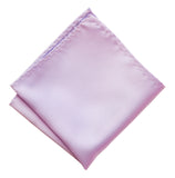Lavender Pocket Square. Light Purple Solid Color Satin Finish, No Print, by Cyberoptix