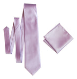 Light Purple Solid Color Pocket Square. Lavender Satin Finish, No Print for weddings, by Cyberoptix