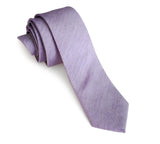 pastel purple silk & linen blend tie.