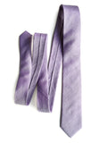pastel purple silk & linen blend tie.
