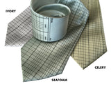 Accountant Necktie, Ledger Paper Silk Tie
